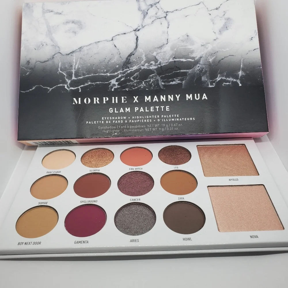 Morphe×Manny MUA: Glam Palette -BNIB - Picture 3 of 14